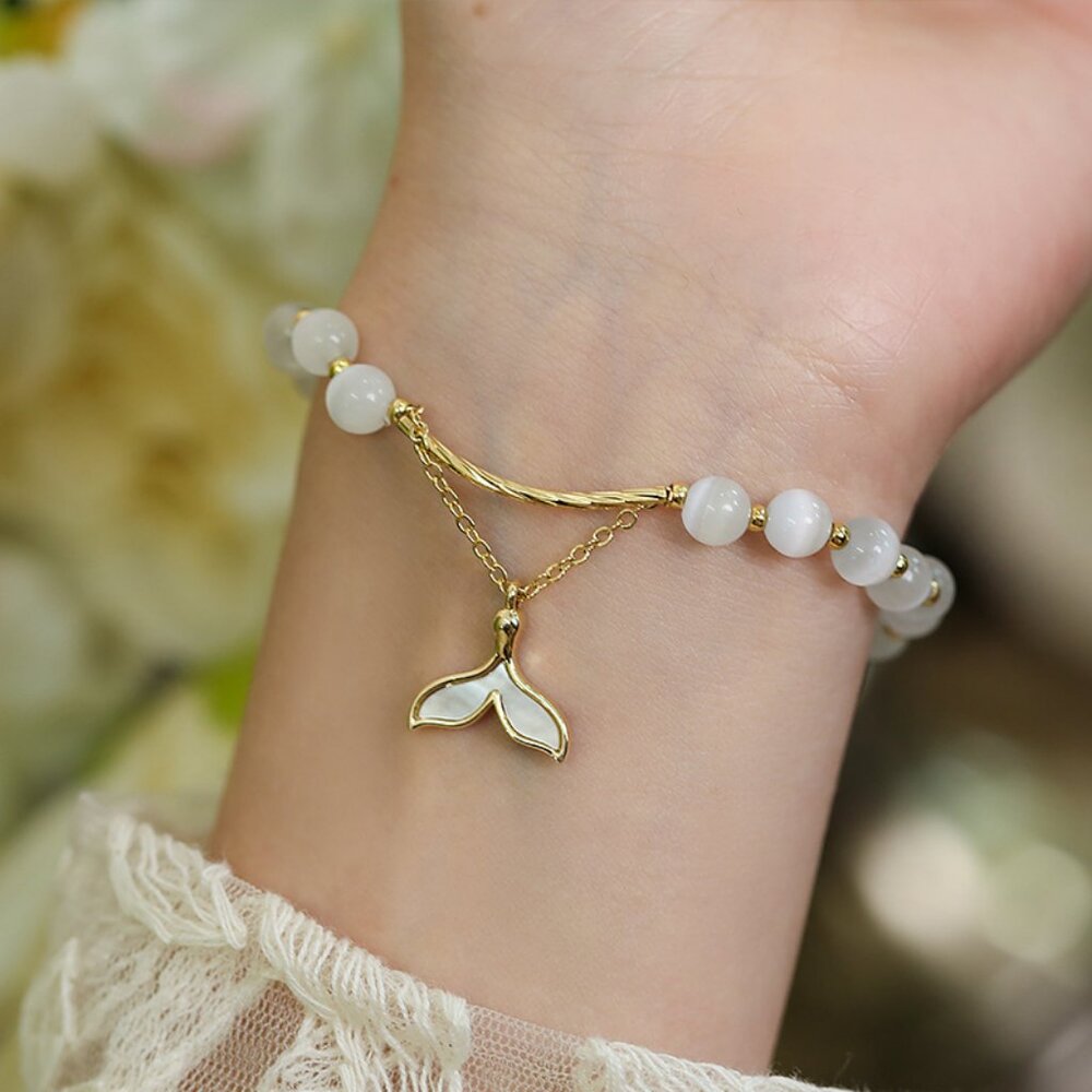 Mermaind Bracelet crystal gold